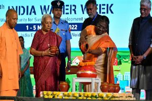 Draupadi Murmu inaugurates 7th edition of India Water Week in Noida